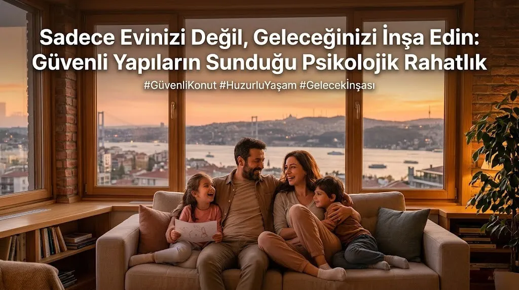 Sadece Evinizi Değil, Geleceğinizi İnşa Edin: Güvenli Yapıların Sunduğu Psikolojik Rahatlık