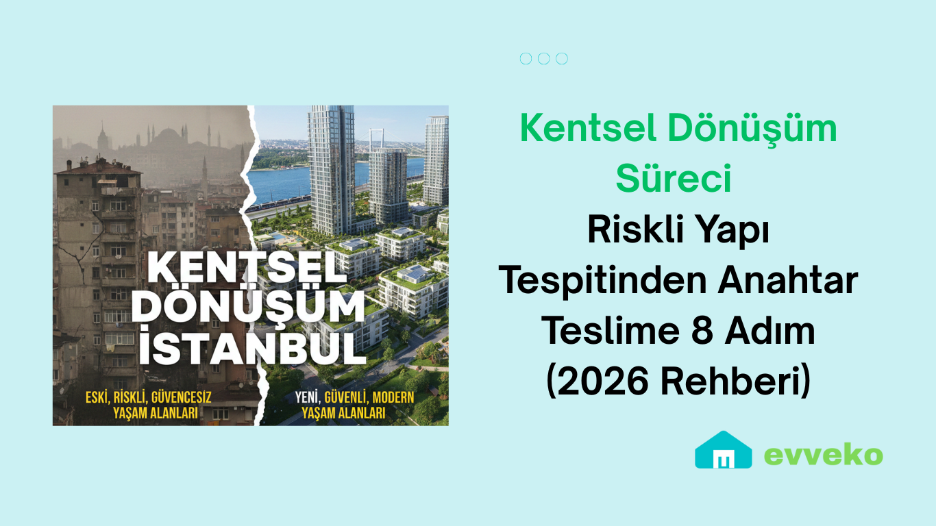 Kentsel Dönüşüm Süreci: Riskli Yapı Tespitinden Anahtar Teslime 8 Adım (2026 Rehberi)