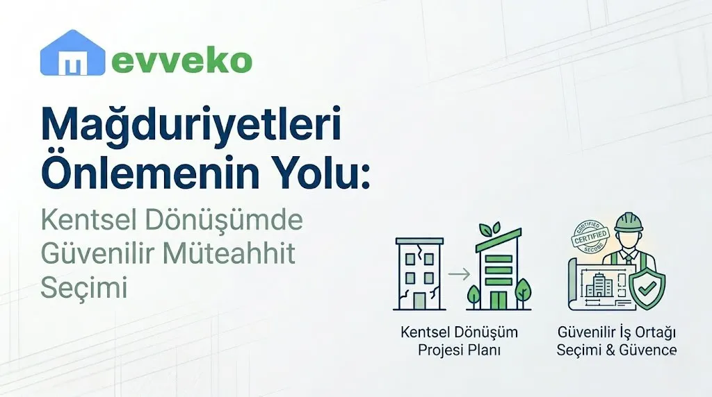 Mağduriyetleri Önlemenin Yolu: Kentsel Dönüşümde Güvenilir Müteahhit Seçimi